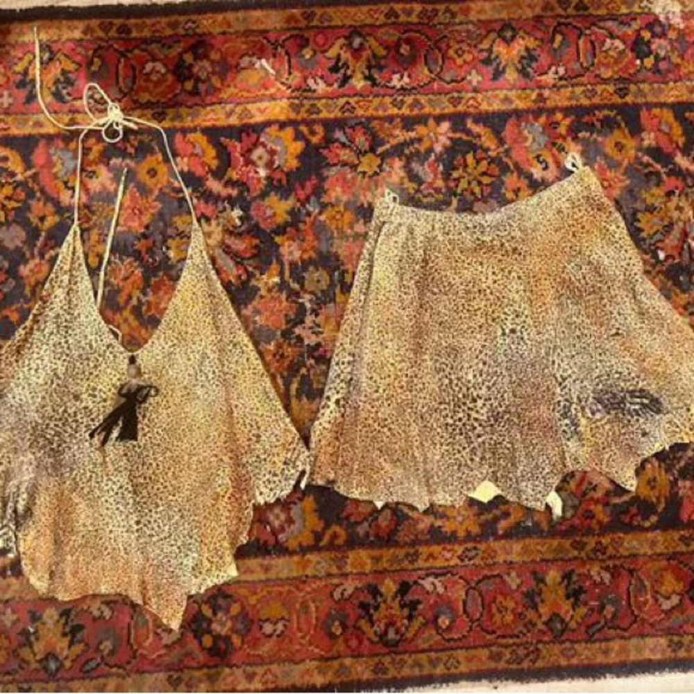 Vintage leather set
